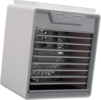 Jectse REFROIDISSEUR D'AIRS PAR ÉVAPORATION, Ventilarice De RefroidIlement Portable Avec Atomiseur à Ultrasons, Mode Brise, 2 Niveaux De Brume, 3 Visses De Ventilateur, Minuterie Et
