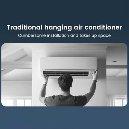  Ventilateur Rafraîchisseur D'Air Pour Pièce | Ventilateur Rafraîchisseur D'Air | Appareil De Ventilation Trois Vitesses Avec Chargeur Sans Fil Pour Maison Chambre Camping Car Salle De Bain