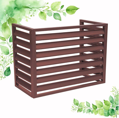  Cache Climatisation Cache Clim Caisson Anti Bruit Pompe à Chaleur Protection Moteur Climatisation Cache Climatiseur Exterieur Aluminium L100*W50*H70(1.5P)