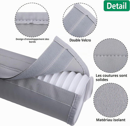  150 X 50 Cm Couvercle De Tuyau De Climatisation Portable - Isolation Tuyau Climatiseur Manchon - Housse Tuyau Climatiseur Mobile,isolée, Facile à Installer