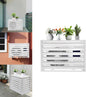 GENERIC Couvercle De Climatiseur Extérieur En Aluminium Et Support De Présentation Pour Plantes – 120 X 150 X 70 Cm Étagère De Rangement Pour La Protection Des Condensateurs