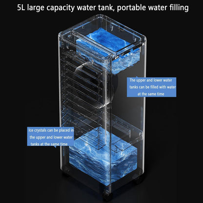 GENERIC Refroidisseur Par évaporation Portable Avec 3 Modes, 3 Vitesses, Minuterie De 12 Heures, Plus Grand Réservoir Pour 12 Heures De Refroidissement, Pas De Tuyau Nécessaire Pour Chambre, Bureau, Camping