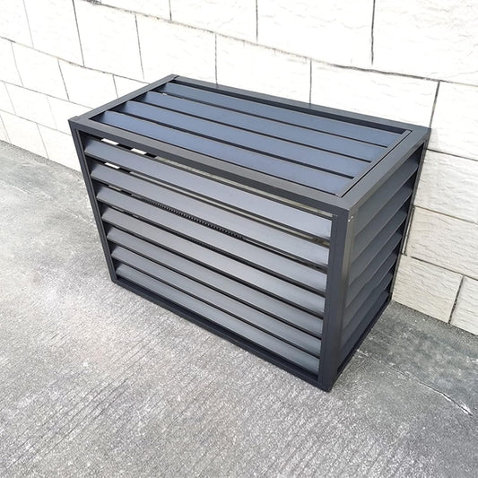 GENERIC Housse De Climatiseur Toutes Saisons Et écran De Clôture D'intimité – Housses Décoratives Antivol Pour Unités Extérieures – Compatible Avec Systèmes Divisés – Protection Et Design élégant