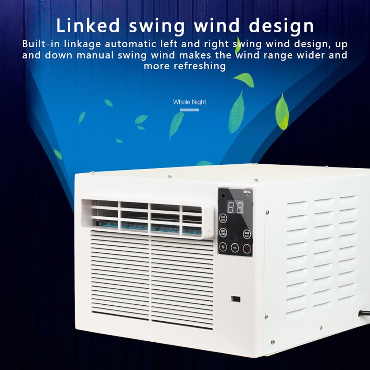 Whisper Quiet Portable AC Unit, 1876 BTU Mini Refroidisseur Split Avec Kit à Distance Et Fenêtre.Bruit 38dB Ultra Bas Pour La Chambre à Coucher.Économie D'énergie 280W Design.Pas De Forage Requis Pour