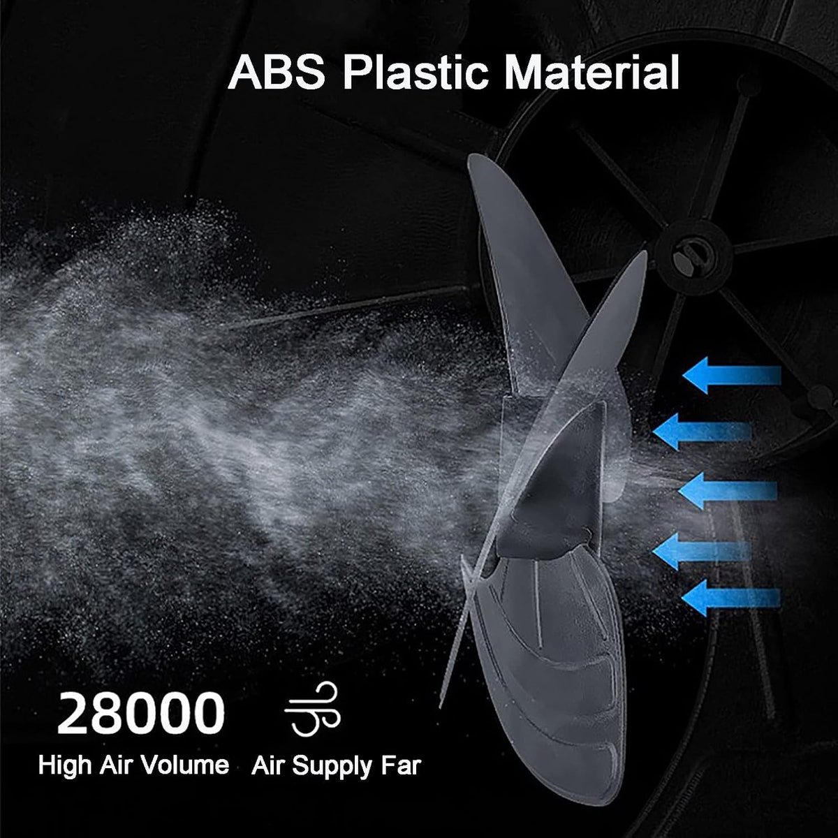  Ventilateur De Refroidisseur D'air Évaporatif Commercial, Humidificateur Industriel, Climatiseur 3 En 1, Grand Réservoir D'eau De 55 L, Moteur Puissant Pour Un Refroidissement Efficace