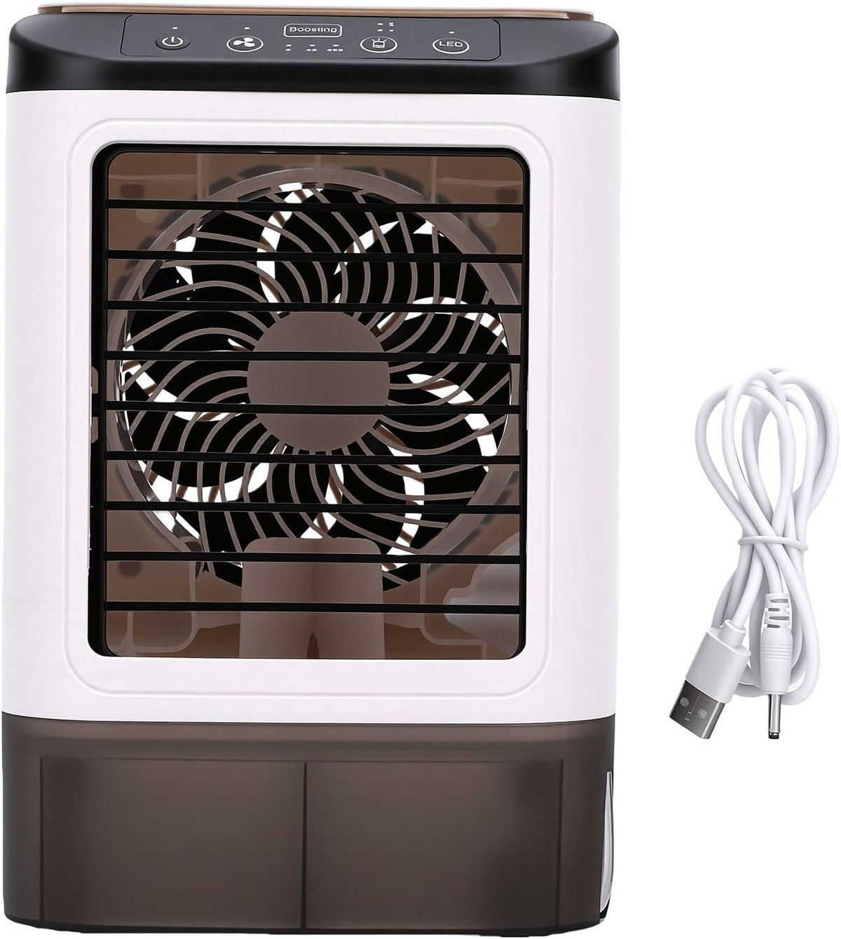  Climatiseur Portable, Mini Ventilateur D'humidification Avec 3 Vitesses Et 2 Modes De Brume Pour Bureau, Table De Nuit, Maison, Bureau, Voiture, Voyage En Plein Air