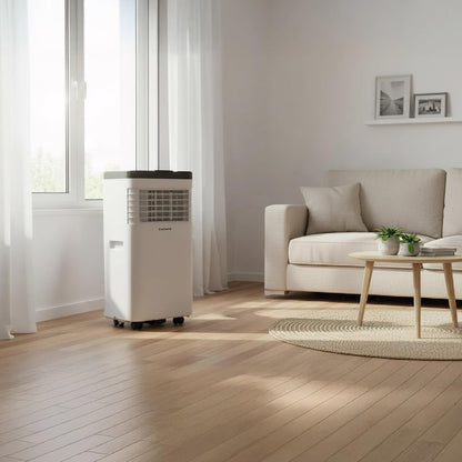  Corberó CPC07 Climatiseur 3 En 1 Avec Télécommande, 2000 W, 10-16 M², 16-31 °C, Refroidissement, Chauffage, Déshumidification, 2 Vitesses, Minuterie 24 Heures