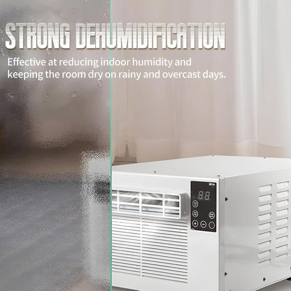  Mini Climatiseur 280W Unité De Climatisation Portable Pour Chambre à Coucher Jusqu'à 5 M2, Refroidisseur Personnel Silencieux Avec Fonction De Déshumidificateur, Pas D'installation Nécessaire, Machine