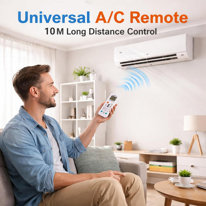  Télécommande Universelle Climatiseur Pour LG Gree Midea Toshiba Haier Daikin Hitachi Sharp Panasonic Samsung Sanyo Hisense Fujitsu Whirlpool Et Plus De 1000 Marques Contrôleur De Climatisation