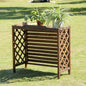  Housses De Protection Pour Climatiseurs Extérieurs, écran Décoratif De Protection Pour Climatiseurs, Abri Pour Poubelles, Barrière Pour équipements De Piscine, Pièce