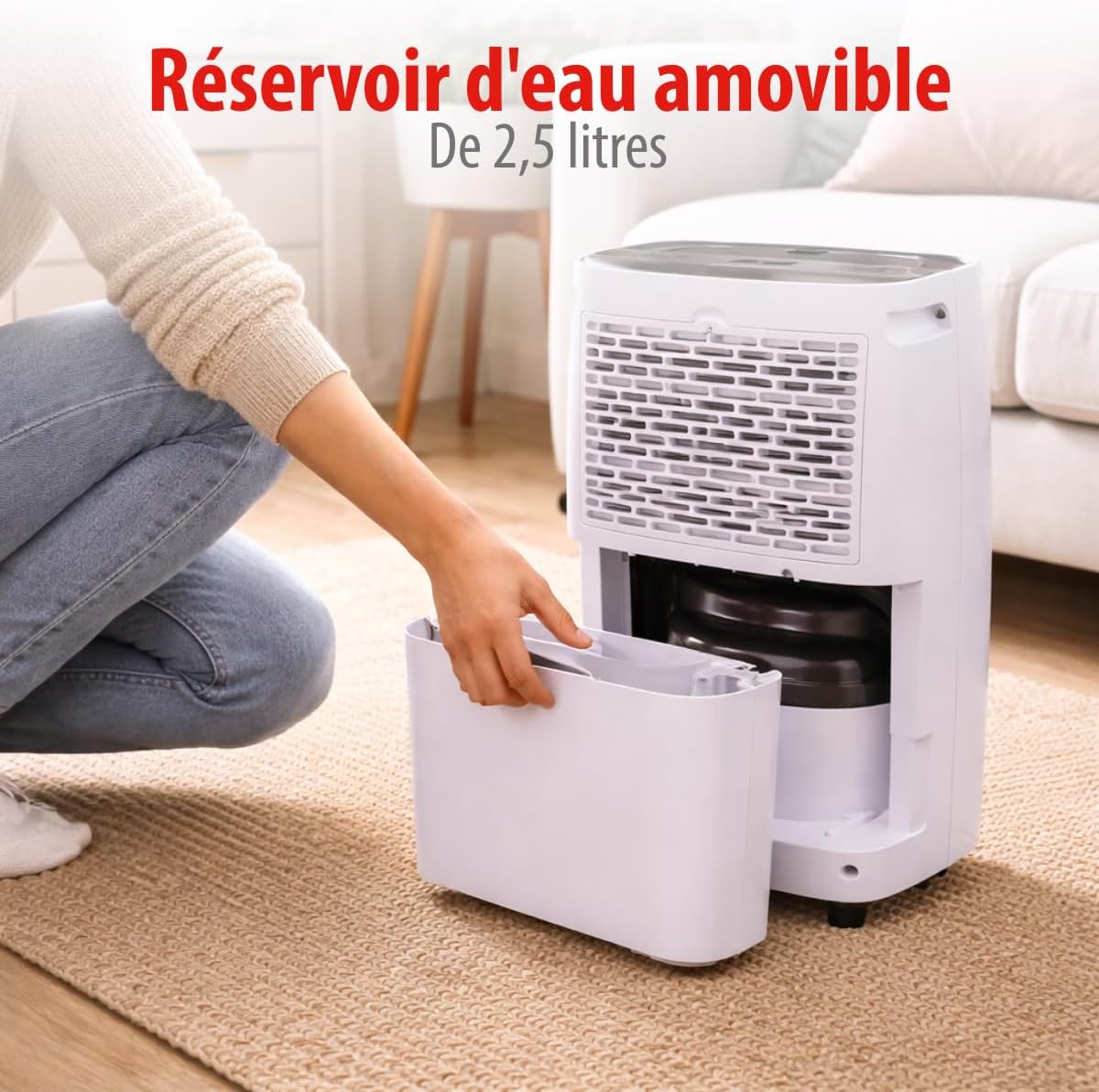  Alpina Déshumidificateur D’Air – Déshumidificateur D Air Anti Moisissure Et Anti Humidité Pour Maison Jusqu’à 20m² – Absorbeur D’Humidité Électrique – Absorbeur D’Odeur – Déshumidificateurs Compact