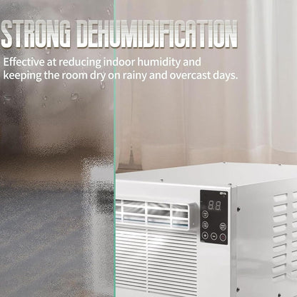 GENERIC Climatiseur Portable – Unité Mini Climatiseur 3-en-1 à Refroidissement Rapide Avec Ventilateur Et Déshumidificateur, Climatiseur Compact Sans Installation Pour Chambre, Cuisine, Bureau à Domicile
