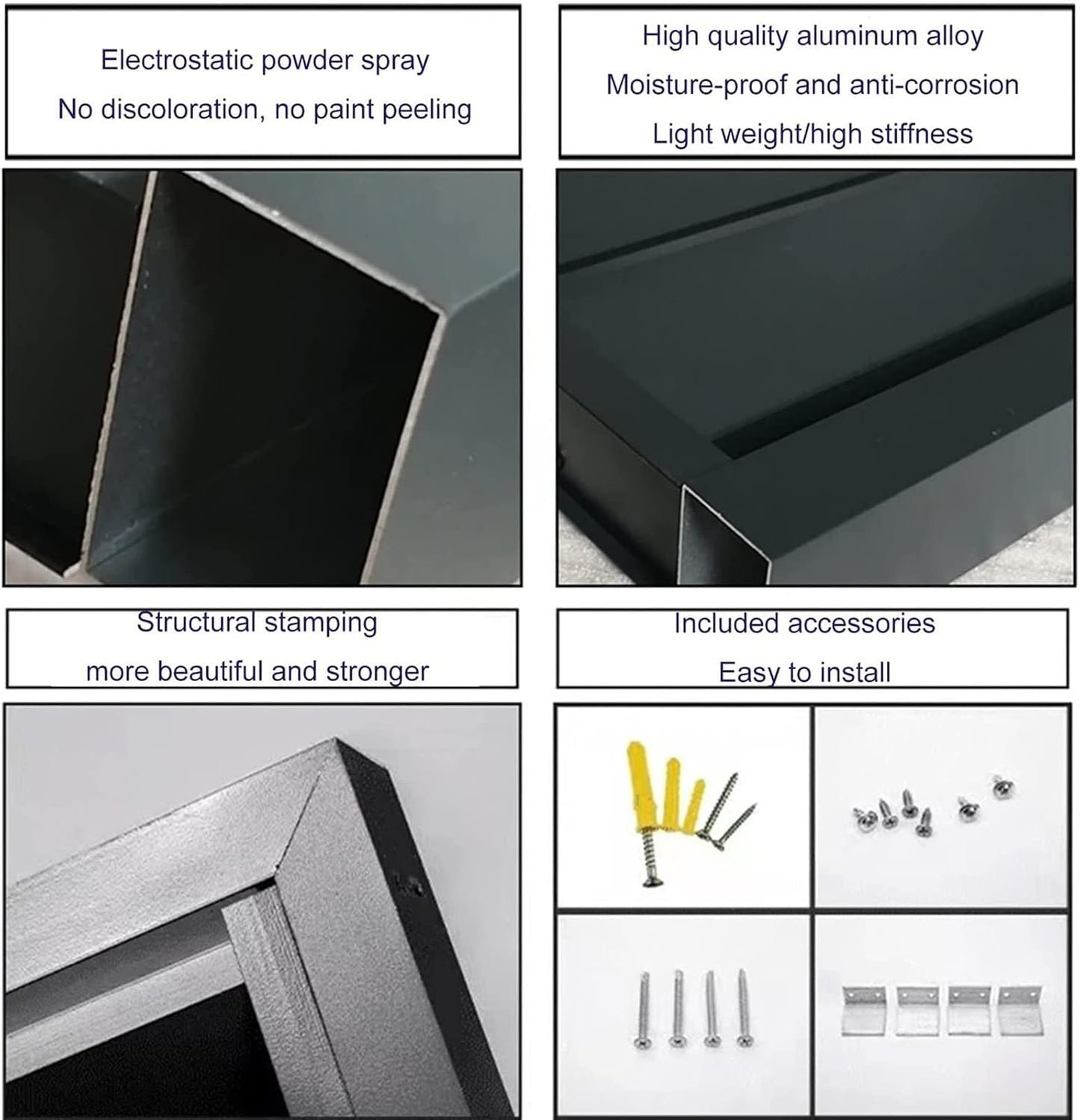 GENERIC Housse De Protection En Aluminium Pour Climatiseur, Climatiseur, Pompe à Chaleur, Unité Extérieure, Poubelle De Jardin, Protection Renforcée Contre Les Intempéries