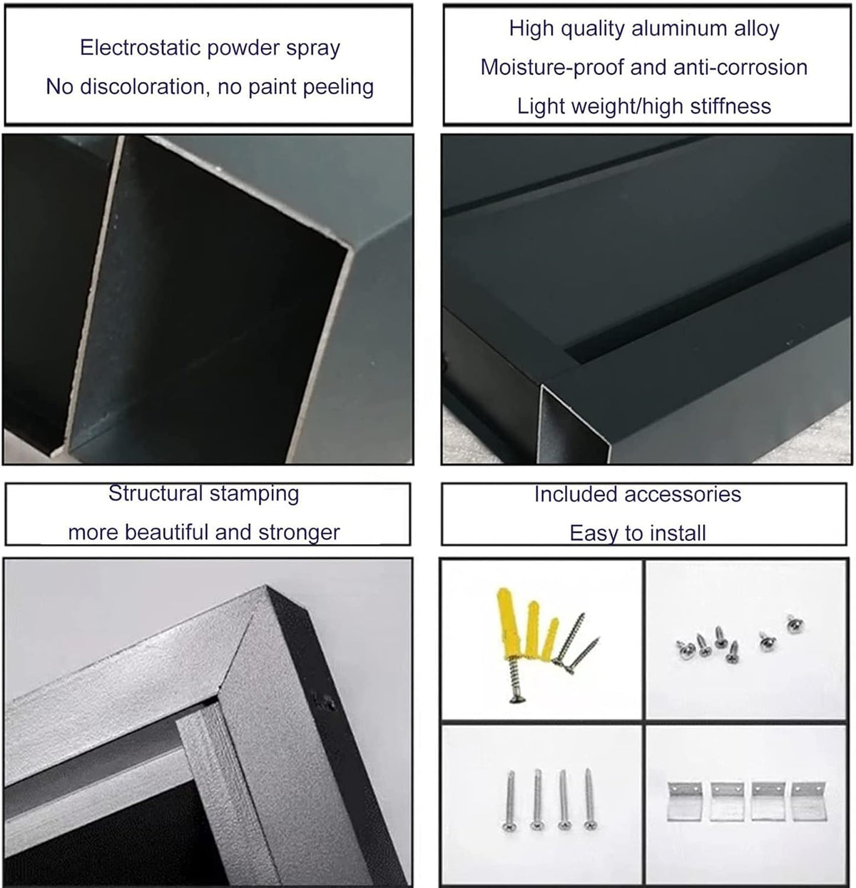 GENERIC Housse De Protection En Aluminium Pour Climatiseur, Climatiseur, Pompe à Chaleur, Unité Extérieure, Poubelle De Jardin, Protection Renforcée Contre Les Intempéries