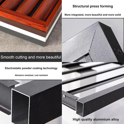 GENERIC Housse De Protection Pour Climatiseur – Protection En Aluminium Pour Unités Extérieures Mini Split AC Couvre Radiateur Pour Systèmes De Climatisation Résistant Aux Intempéries Et