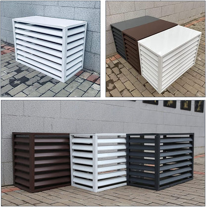 GENERIC Housse De Protection En Aluminium Pour Climatiseur, Climatiseur, Pompe à Chaleur, Unité Extérieure, Poubelle De Jardin, Protection Renforcée Contre Les Intempéries