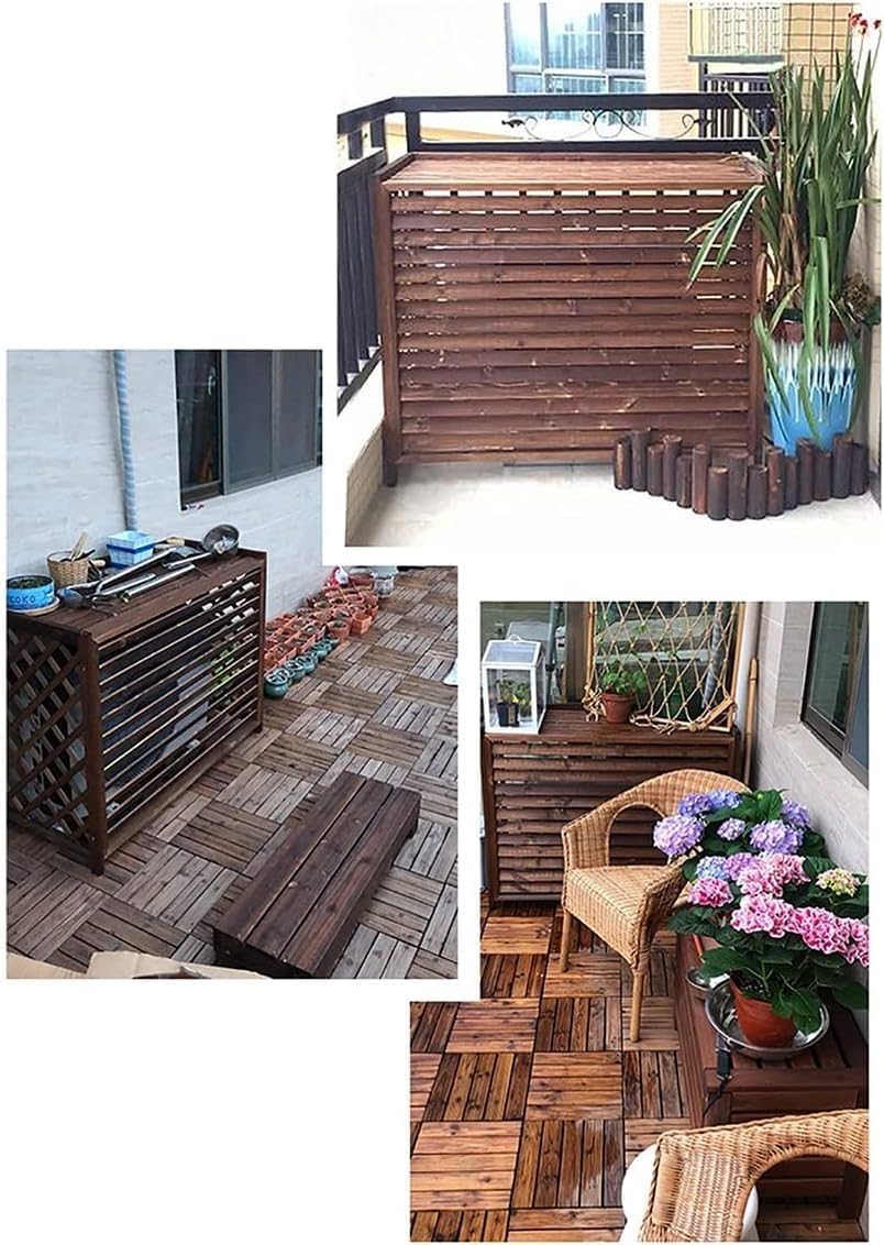  Housse De Protection Antivol Pour Climatiseur, Toutes Saisons, Protection De Confidentialité Pour Clôture Extérieure, Support Pour Plantes Pour Balcon De Jardin, étanche à L'eau Et à La Poussière