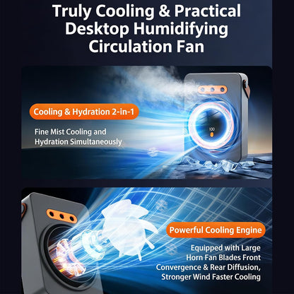  Petit Ventilateur De Climatisation Portable Avec Humidificateur De Bureau