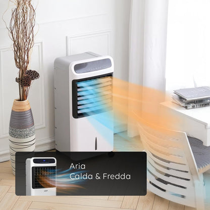  TRIOCLIMA+ Refroidisseur D'air Chaud D'air Froid Et Déshumidificateur Portable 2000 W Avec Télécommande Et Minuterie Avec Affichage Numérique 10 Litres