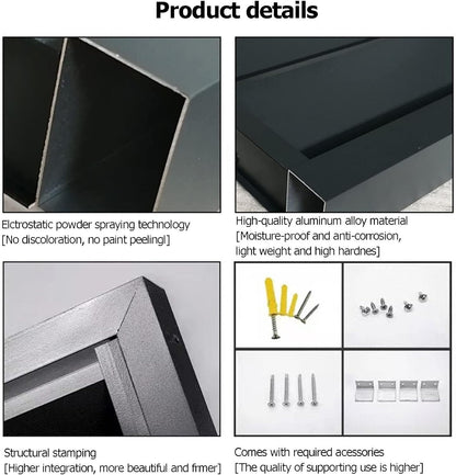 GENERIC Housse De Protection Pour Climatiseur Extérieur - Clôture De Protection Pour Climatiseur - Résistant Aux Intempéries - Étagère De Rangement Pour éviter Les Dommages Et Les Débris