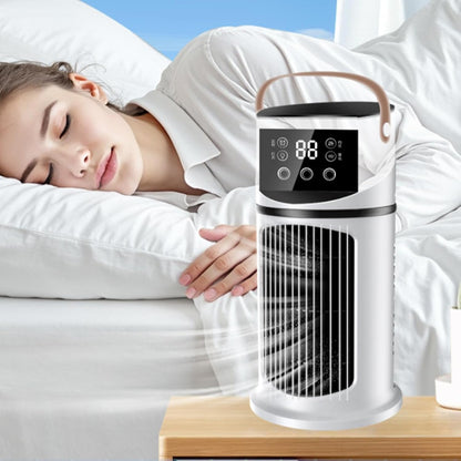  Climatiseur De Bureau - Rafraîchisseur D'Air Pour Pièces Avec Brumisation LED | Appareil 9 Vitesses Pour Chambre, Dortoir Et Espaces Étudiés