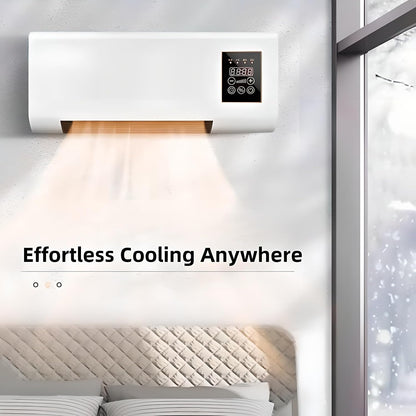  Ventilateur De Climatiseur Portable Mural Avec Télécommande - Unité à Fente Ultra-puissante, Mini Système De Refroidissement Mobile Pour La Maison Et Le Bureau
