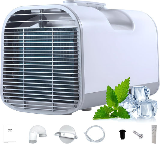 GENERIC Refroidisseur De Climatiseur Portable, 4100 BTU Refroidissement Rapide Et Déshumidificateur Pour Camping, Camping-car, Voiture, Camion, Camionnette, Pêche – Solution De Refroidissement Efficace De 420