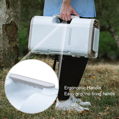  SIXRUN 4500BTU Climatiseur Portable Avec Télécommande Et Minuterie 24H Déshumidificateur Pour Camping VR Tente Garage (Prise UE 220V)