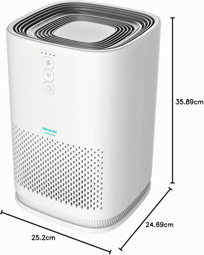  Cecotec Purificateur D'air TotalPure Connected 7500 Connected Purificateur D’air Avec 600 CADR, 200 M3 De Surface Couverte, écran LED Et Contrôle Via Wi-Fi. (1500 Connected)