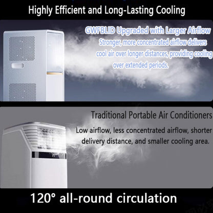  Climatiseur Portable Smart AC Unit Avec Déshumidificateur Cool Et Modes De Ventilateur, Télécommande, Minuterie 24H, Kit De Fenêtre, Pas De Mur Requis Pour Le Bureau De La Chambre