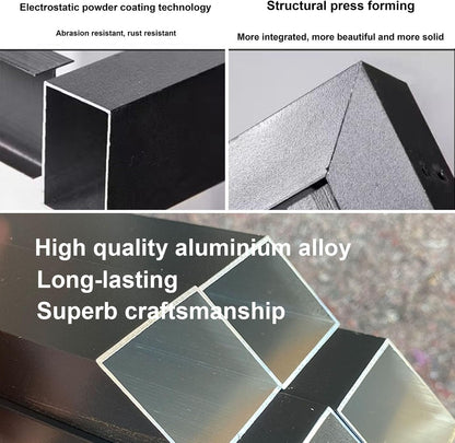 GENERIC Couvertures De Climatiseur En Aluminium, Couvercles De Condensateur Central De Climatisation Robustes, Unité CVC Résistante Aux Intempéries Et Protection De Pompe à Chaleur, Bouclier Extérieur En
