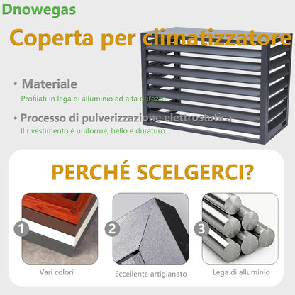 GENERIC Housse De Pompe à Chaleur Pour Climatiseur Extérieur (L110W60H80) – Résistant Aux Intempéries, Aux UV, Imperméable, Pour Unités De 2 à 3 Tonnes – Idéal Pour Toutes Les Saisons