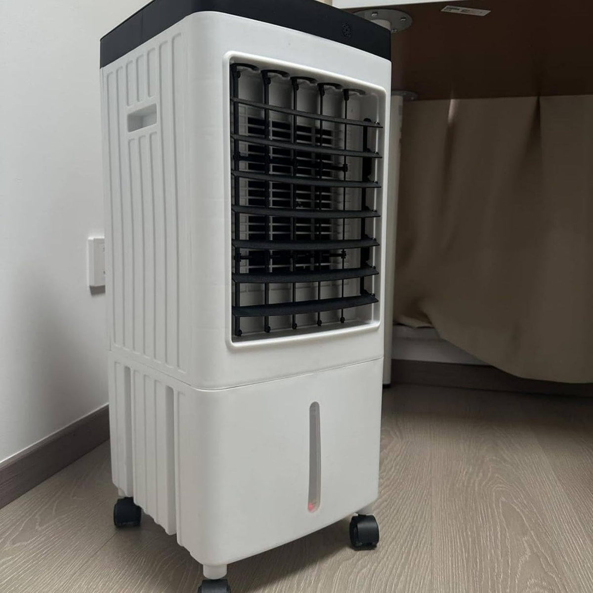  Ventilateur Climatiseur Portable 15L, Rafraîchisseur D'air Par évaporation Sans Fenêtre, 3 Vitesses Et Minuterie 7,5 H Pour Appartement, Chambre Ou Bureau RemoteControl