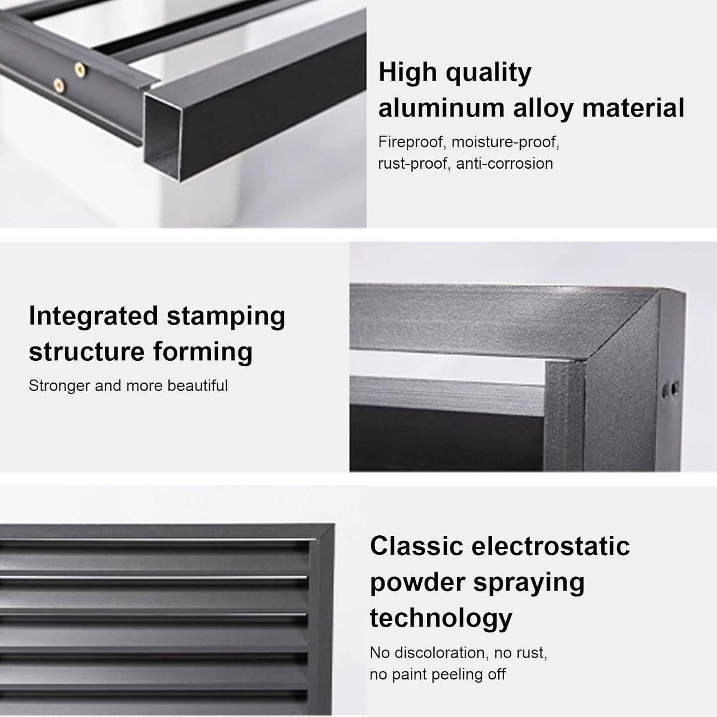  Housse De Climatiseur D'extérieur – Protection En Aluminium Pour Pompe à Chaleur – Bouclier Résistant Aux Intempéries Pour Installations Extérieures – Ajustement Universel – Protection Toute L'année