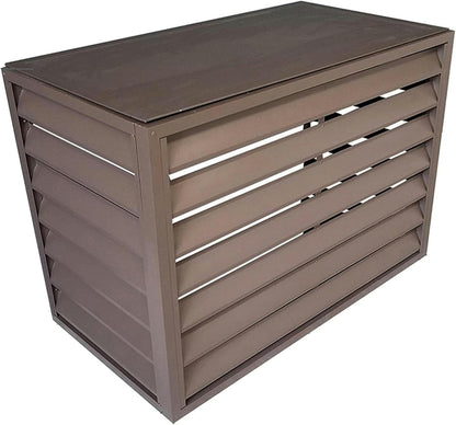  Mini Housse En Aluminium Pour Climatisation | Protection Pour Climatiseur Extérieur Et Pompe à Chaleur | Housse Résistante Aux Intempéries Pour Unités Extérieures | Ajustement Universel Pour Toutes