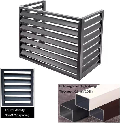  Couverture Etanche Climatiseur，Housse De Protection Extérieure En Alliage D'aluminium Pour Climatiseur, Poubelle, Équipement De Piscine(Brown,100 * 50 * 70cm)