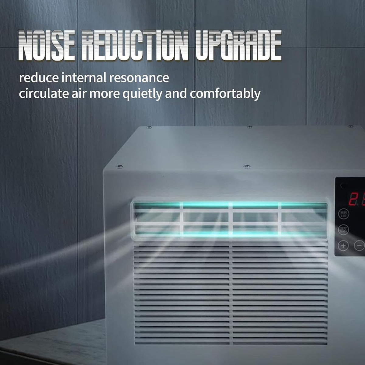 GENERIC Climatiseur Portable – Unité Mini Climatiseur 3-en-1 à Refroidissement Rapide Avec Ventilateur Et Déshumidificateur, Climatiseur Compact Sans Installation Pour Chambre, Cuisine, Bureau à Domicile