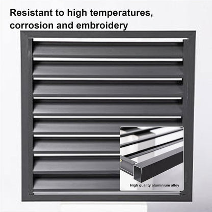 GENERIC Housse Décorative En Aluminium Pour Climatiseur - Clôture De Pompe à Chaleur Extérieure - Protection élégante - Résistante Aux Intempéries