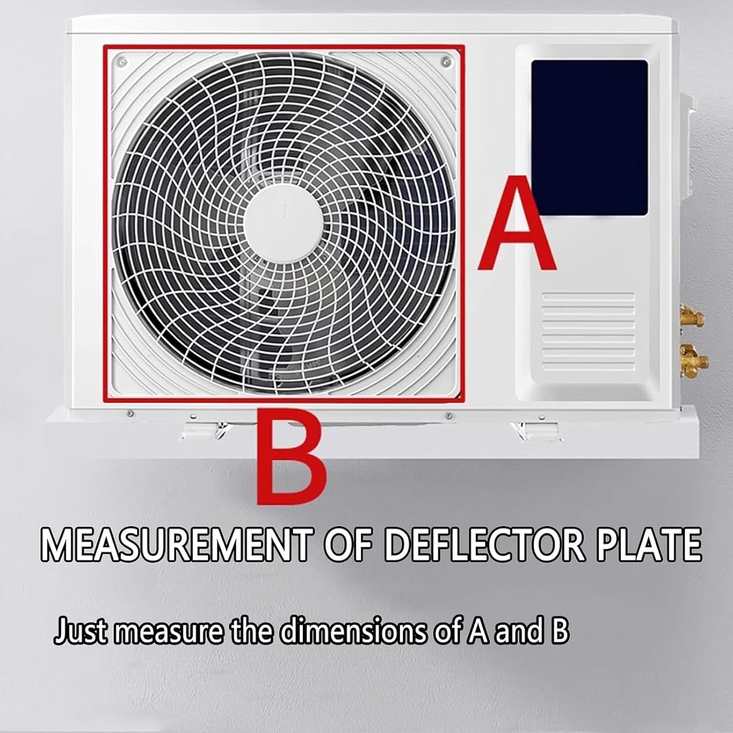 GENERIC Housse De Protection Pour Climatiseur Extérieur - Pour Pompe à Chaleur - 60 X 60 Cm - Protection Contre Les Intempéries Et L'efficacité énergétique