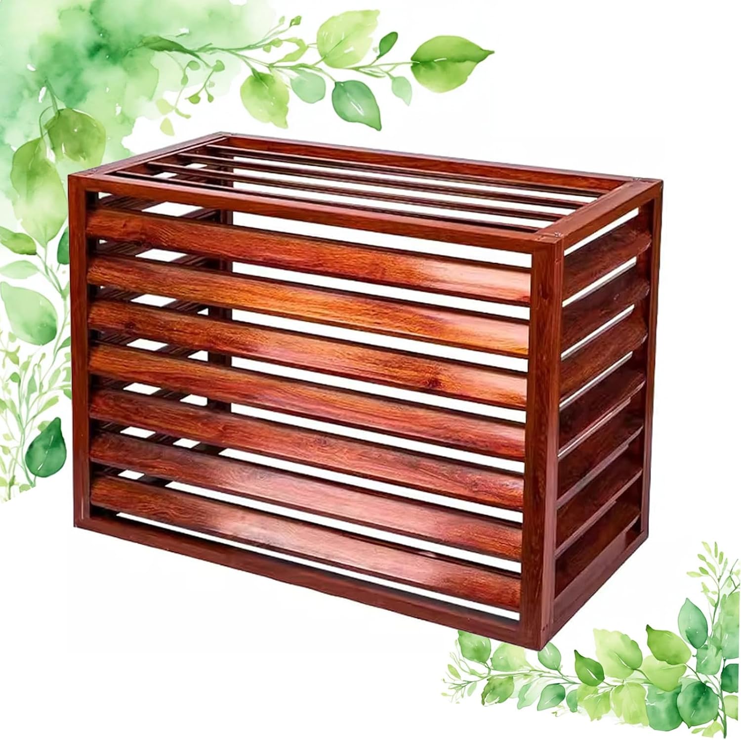  Cache Climatisation Cache Clim Caisson Anti Bruit Pompe à Chaleur Protection Moteur Climatisation Cache Climatiseur Exterieur Aluminium L100*W50*H70(1.5P)