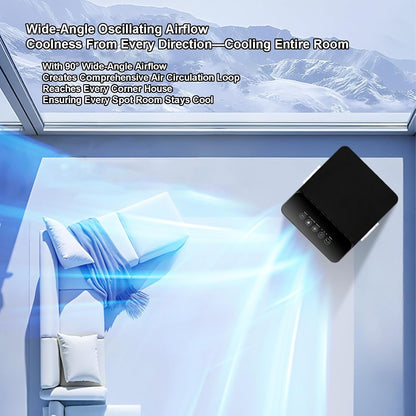  Climatiseurs Portables, Unité AC Portable Avec Réservoir D'eau Amovible De 15 L, Refroidisseur D'air Par évaporation Sans Fenêtre Avec 3 Vitesses For Chambre Et Bureau, AC Portable