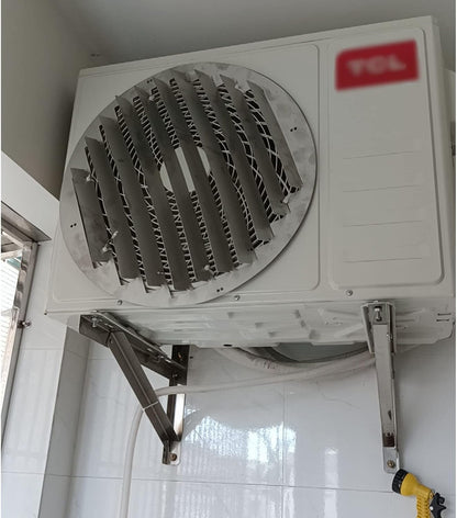  Déflecteur De Climatiseur En Acier Inoxydable Pour Unités Extérieures, écran De Clôture De Protection De Climatiseur Moderne, Couvercle De Guide D'air