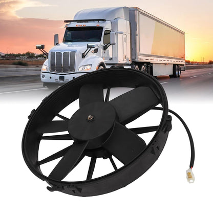  Yctze Ventilateur De Refroidissement De Climatiseur De Voiture Haute Performance 24 V – Design Fin à 5 Pales à Faible Bruit Améliore Puissamment Le Refroidissement Des Véhicules, Camions Et Bus Avec