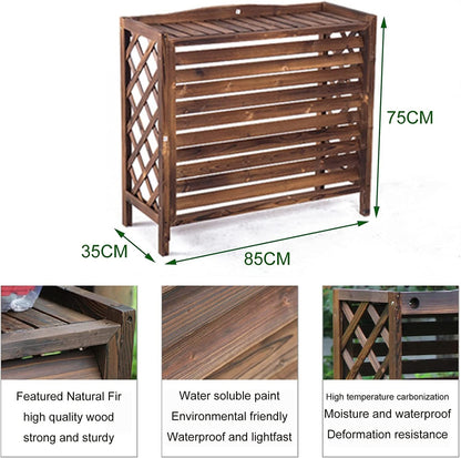  Grille De Protection Pour Climatiseur Extérieur - Grilles De Protection Pour Pompes à Chaleur - Dimensions : 85 X 35 X 75 Cm - Cachez L'unité AC Avec Couvercles Pour L'extérieur