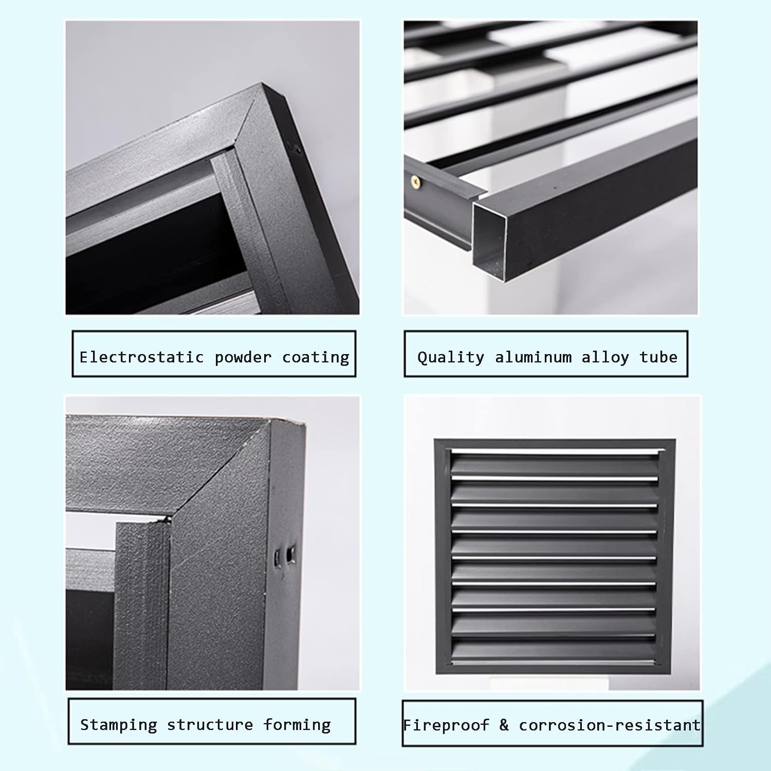 GENERIC Écran De Clôture Pour Climatiseur Extérieur – Couvercle De Conditionnement En Alliage D'aluminium Et Support De Fleurs Anti-corrosion Pour Unité Extérieure Support De Plante En Métal (marron, Taille