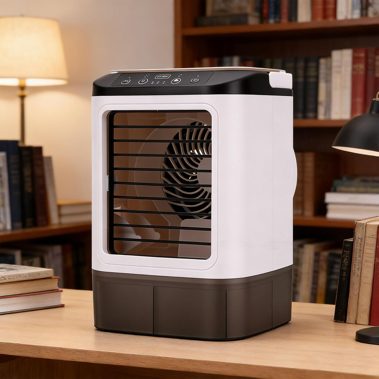  Climatiseur Portable, Mini Ventilateur D'humidification Avec 3 Vitesses Et 2 Modes De Brume Pour Bureau, Table De Nuit, Maison, Bureau, Voiture, Voyage En Plein Air