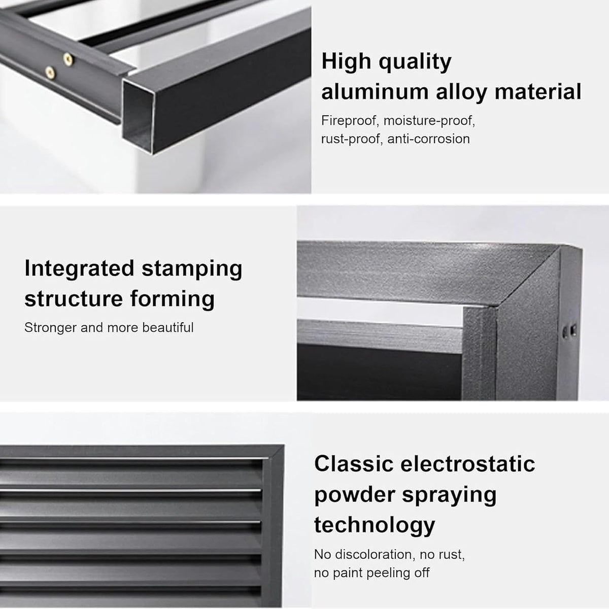  Mini Housse En Aluminium Pour Climatisation | Protection Pour Climatiseur Extérieur Et Pompe à Chaleur | Housse Résistante Aux Intempéries Pour Unités Extérieures | Ajustement Universel Pour Toutes