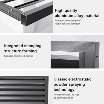  Mini Housse En Aluminium Pour Climatisation | Protection Pour Climatiseur Extérieur Et Pompe à Chaleur | Housse Résistante Aux Intempéries Pour Unités Extérieures | Ajustement Universel Pour Toutes