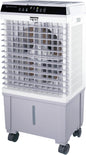  Refroidisseur D'air Par évaporation Portable 3 En 1, Climatiseur, Humidificateur, Ventilateur à 3 Vitesses, Refroidisseur De Marais Avec Réservoir De 5,3 Gallons, 4 Blocs De Glace