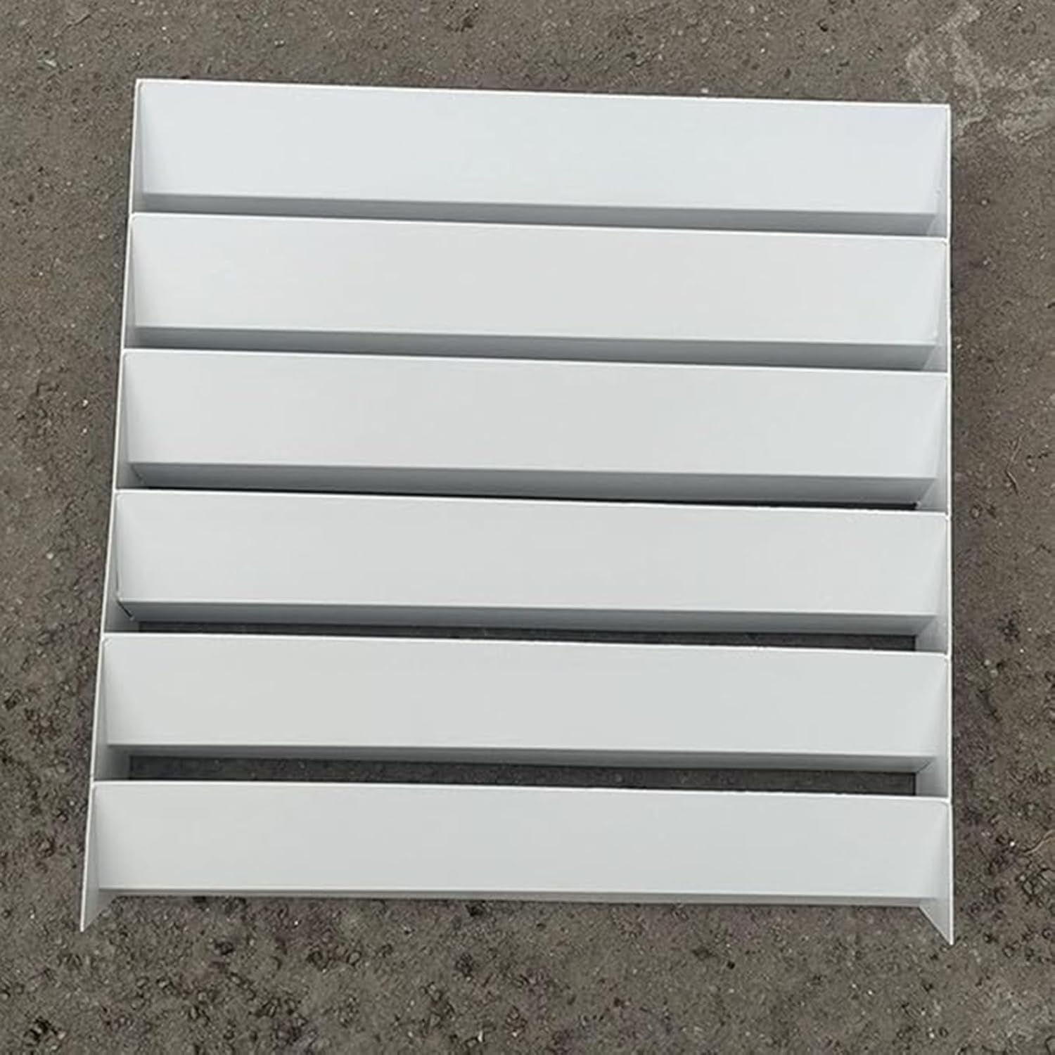 GENERIC Climatiseur Extérieur R 60 X 60 Cm Pare-vent Réglable Protection Anti-tourbillon Pour Unités Extérieures Empêche L'air De Souffler Directement